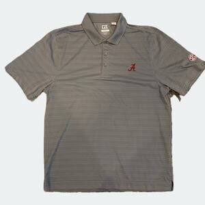Alabama Crimson Tide x Cutter & Buck DryTec  Polo Shirt Men's Size Large